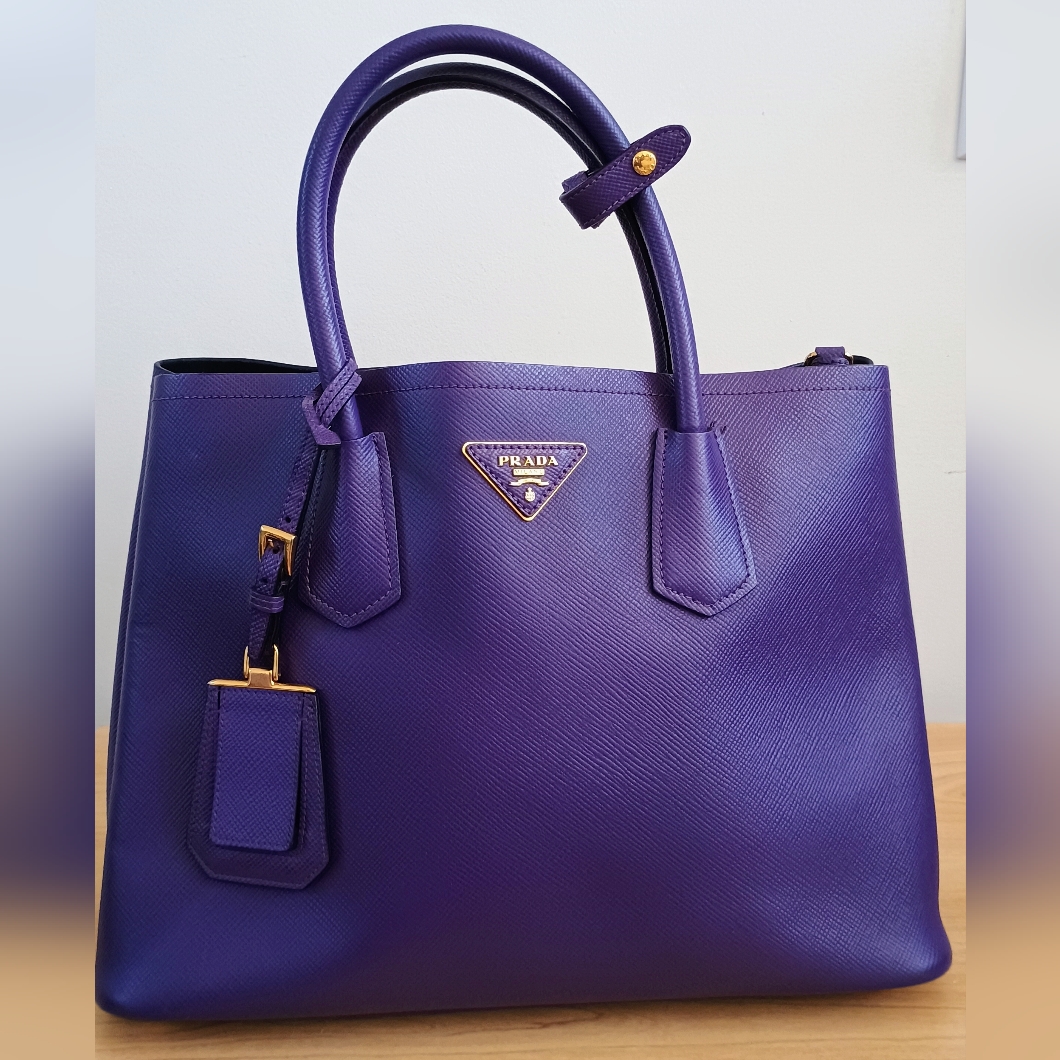 Authentic Prada Luxurious Purple Handbag